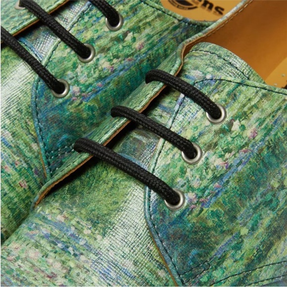 [dr martens x national gallery] NIB monet lily pond shoes - Picture 6 of 12